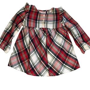 Cat & Jack Plaid Dress 18m
